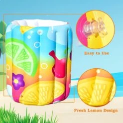 Giant Tropical Cocktail Inflatable Cooler -Popfun giant tropical cocktail inflatable cooler 132375