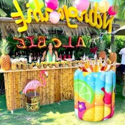 Giant Tropical Cocktail Inflatable Cooler -Popfun giant tropical cocktail inflatable cooler 457691