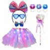 Girls LED Fairy Costume Set -Popfun girls led fairy costume set 503507