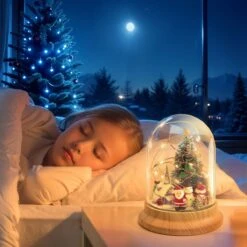 Christmas Advent Calendar: DIY Glass Dome Night Light -Popfun glass dome night light advent calendar 381215