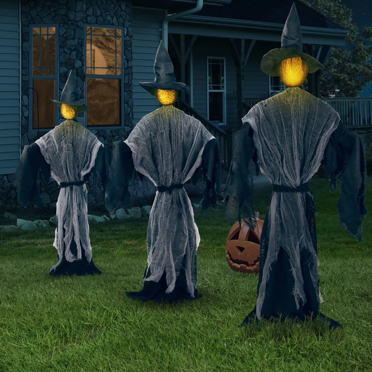 Glowing Halloween Witch Decor 3pcs 5 Glowing Halloween Witch Decor 3pcs - Image 3