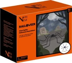 Halloween Decor Bendable LED Spider -Popfun halloween decor bendable led spider 954410