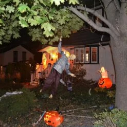 Halloween Decor: Sound & Touch Activated Zombie -Popfun halloween decor sound touch activated zombie 998077