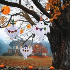 Halloween Ghost Decorations 3pcs -Popfun halloween ghost decorations 3pcs 514649