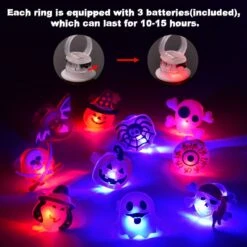 Halloween Party Favors: LED Rings For Kids -Popfun halloween party favors led rings for kids 316258