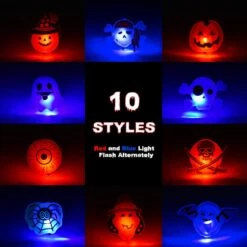 Halloween Party Favors: LED Rings For Kids -Popfun halloween party favors led rings for kids 426506