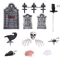 Halloween Tombstone Set -Popfun halloween tombstone set 297856