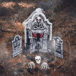Halloween Tombstone Set