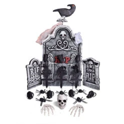 Halloween Tombstone Set -Popfun halloween tombstone set 830052