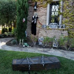 Halloween Vibrating Coffin -Popfun halloween vampire coffin 239630