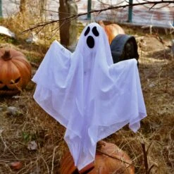 Hanging Ghosts Outdoor Lights Set -Popfun hanging ghosts outdoor lights set 351816