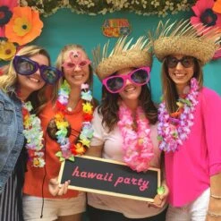 Hawaiian Leis Necklace Bracelets Party Pack 60pcs -Popfun hawaiian leis necklace bracelets party pack 60 pcs 243504