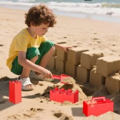 Snow Fort Building Block - Beach Sand Toys For Kids, Sand Castle Mold Kit, Winter Summer Outdoor Fun Toys For Boys Girls Toddler Adults Birthday Gifts -Popfun image 7 fce50912 6b73 46a5 b3e0 ff1a84dadb55