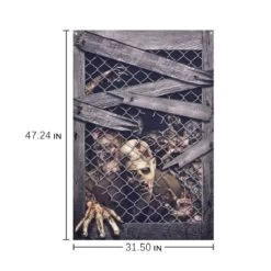 Indoor Halloween Decor Zombie Curtain -Popfun indoor halloween decor zombie curtain 998670