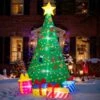 6FT Inflatable Christmas Tree With LED Lights -Popfun inflatable christmas tree with led 582398