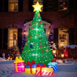 6FT Inflatable Christmas Tree With LED Lights