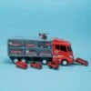 Diecast Fire Truck Carrier Set 12-in-1 -Popfun jumbo red fire truck toy 720844