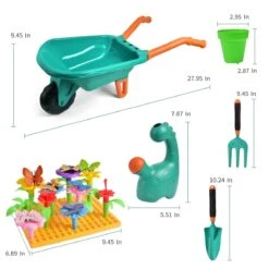 Kids' Garden Wagon And Tools Set -Popfun kids garden wagon and tools set 753384