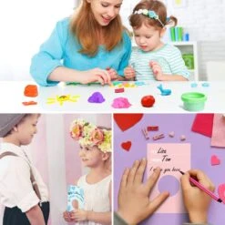 Kids Valentine Play Dough Set With Cards - Wholesale -Popfun kids valentine play dough set with cards wholesale 720086