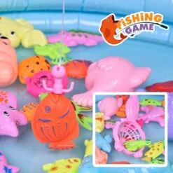 Magnetic Fishing Toys 42pcs -Popfun magnetic fishing toys 42pcs 317672