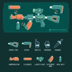 Magnetic Toy Gun For Kids 14 Magnetic Toy Gun For Kids -Popfun magnetic toy gun for kids 889492