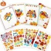 151 PCS Thanksgiving DIY Make A Turkey Stickers