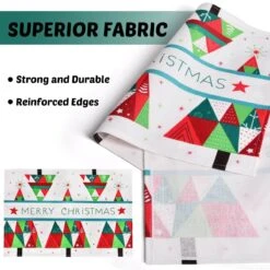 4PCS Merry Christmas Table Placemats -Popfun merry christmas table mat 689961