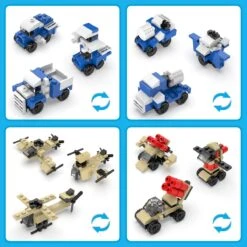 Military Cars Building Blocks -Popfun military cars building blocks 352333