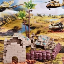Military Playset 232pcs -Popfun military playset 450292
