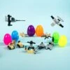 Easter Eggs Prefilled With Military Vehicles Building Blocks (12pcs) -Popfun military vehicles building blocks easter eggs 113781