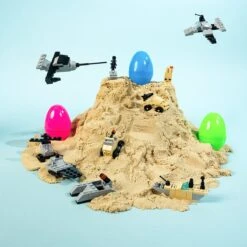 Easter Eggs Prefilled With Military Vehicles Building Blocks (12pcs) -Popfun military vehicles building blocks easter eggs 501713