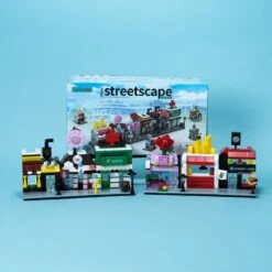 Mini City Streetscape Building Blocks 6-in-1