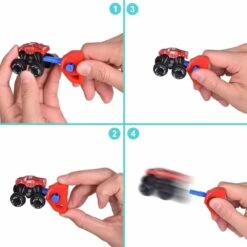 Easter Eggs Prefilled With Launcher Monster Vehicles 18pcs -Popfun monster vehicle treasure eggs 18 pc bundle 694618