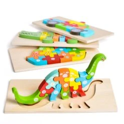 Montessori Wooden Puzzle For Toddlers -Popfun montessori wooden puzzle for toddlers 140127