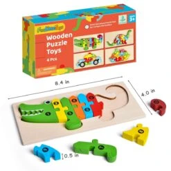 Montessori Wooden Puzzle For Toddlers -Popfun montessori wooden puzzle for toddlers 469495
