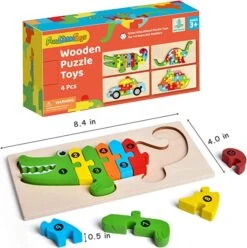 Montessori Wooden Puzzle For Toddlers - Wholesale -Popfun montessori wooden puzzle for toddlers wholesale 654867