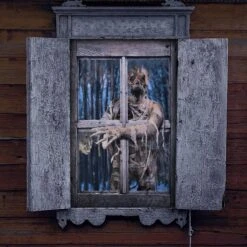 Mummy Curtain Halloween Window Decoration -Popfun mummy curtain halloween window decoration 416854