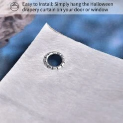 Mummy Curtain Halloween Window Decoration -Popfun mummy curtain halloween window decoration 779714