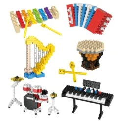 Music Themed Mini Building Blocks -Popfun music themed mini building blocks 456404