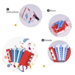 Music Themed Mini Building Blocks -Popfun music themed mini building blocks 631621