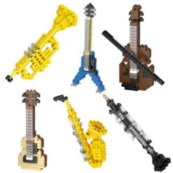 Music Themed Mini Building Blocks -Popfun music themed mini building blocks 633823