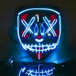 Halloween Neon Glow Masks -Popfun neon glow masks 803707