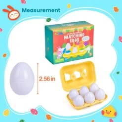 Number Matching Yellow Egg Set 6pcs -Popfun number matching yellow egg set 6pcs 872410