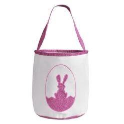 Pink Easter Bunny Basket -Popfun pink easter bunny basket 274161