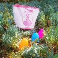 Pink Easter Bunny Basket -Popfun pink easter bunny basket 347971