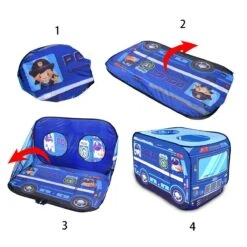Police Car Pop-Up Play Tent -Popfun police car pop up play tent 847286