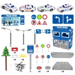 Police Station Building Kit -Popfun police station building kit 143558