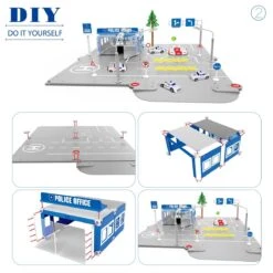 Police Station Building Kit -Popfun police station building kit 972345