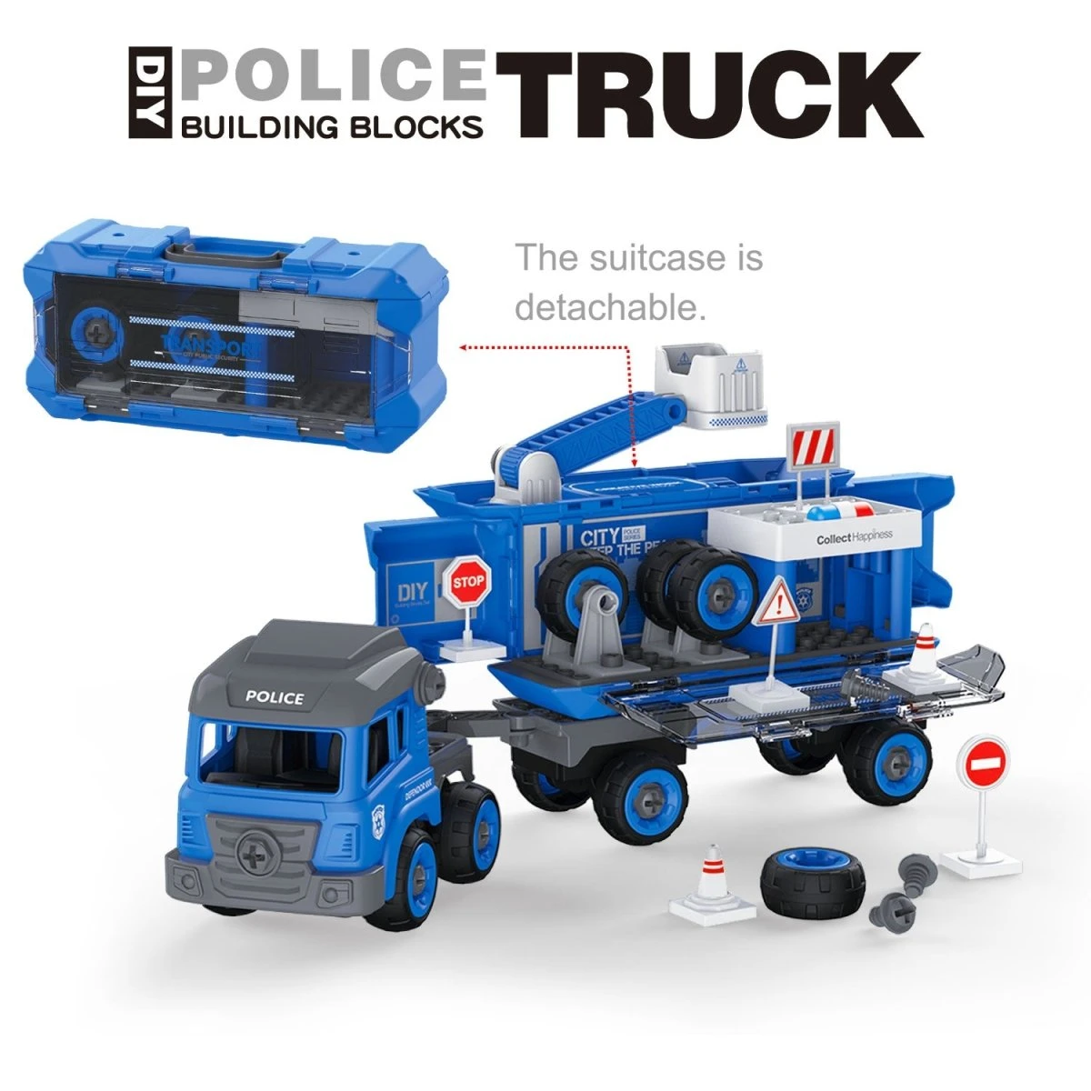 Police Truck Toy 6 Police Truck Toy - Image 4