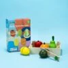 Wooden Fruit Cutter Set